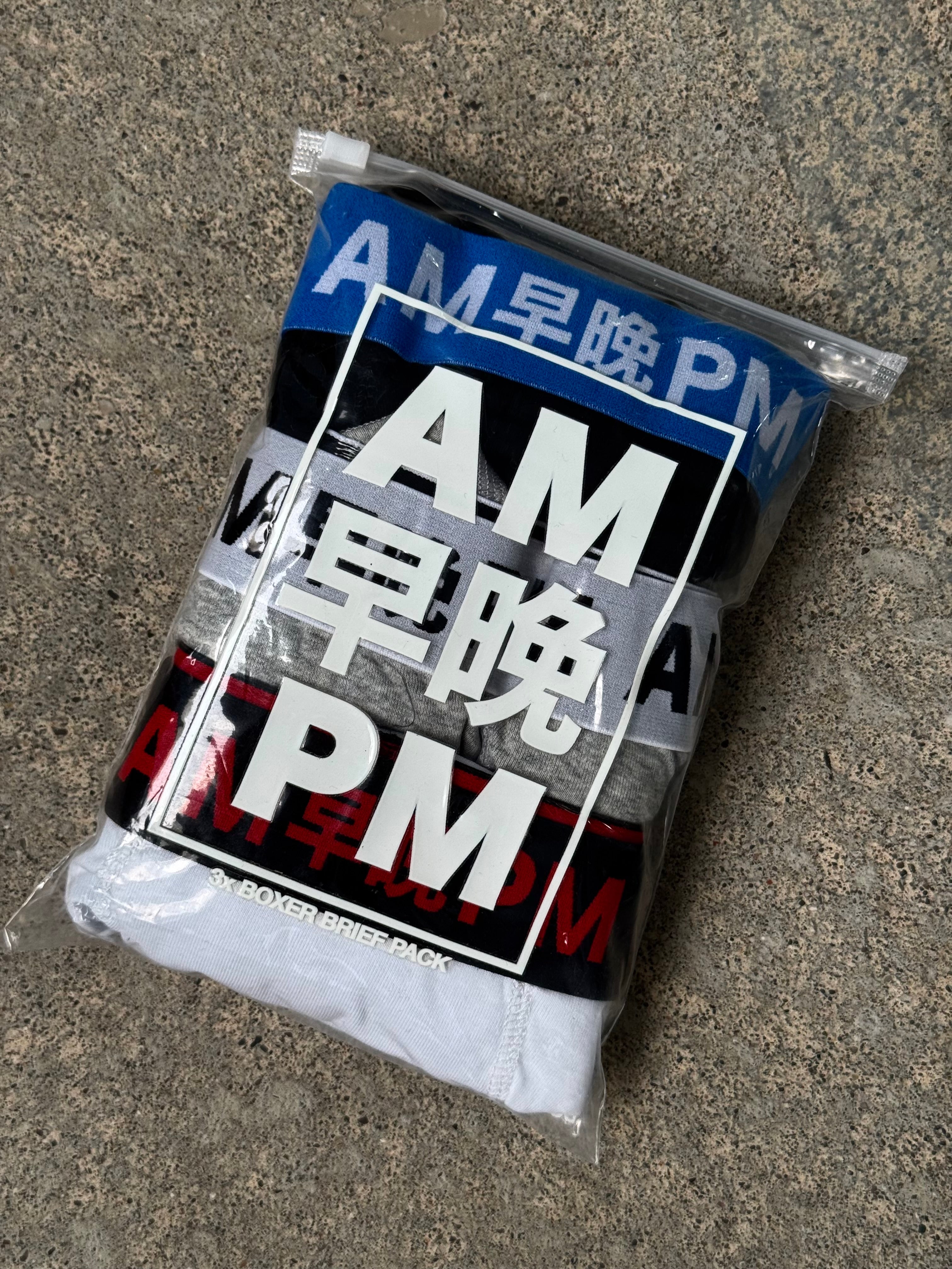 MULTI COLOR LOGO BOXERS / 3 PACK