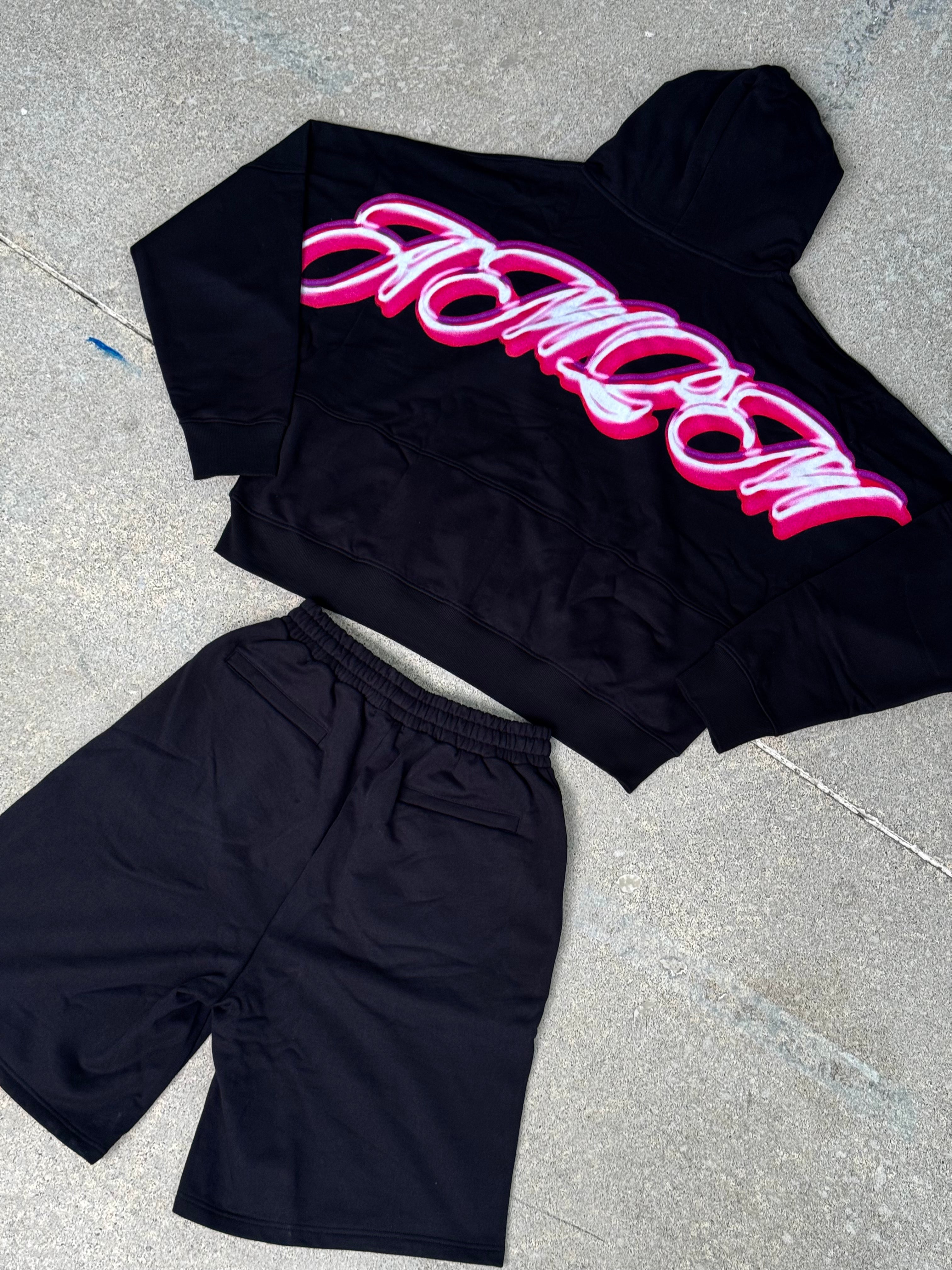 PINK / AIRBRUSH HOODIE