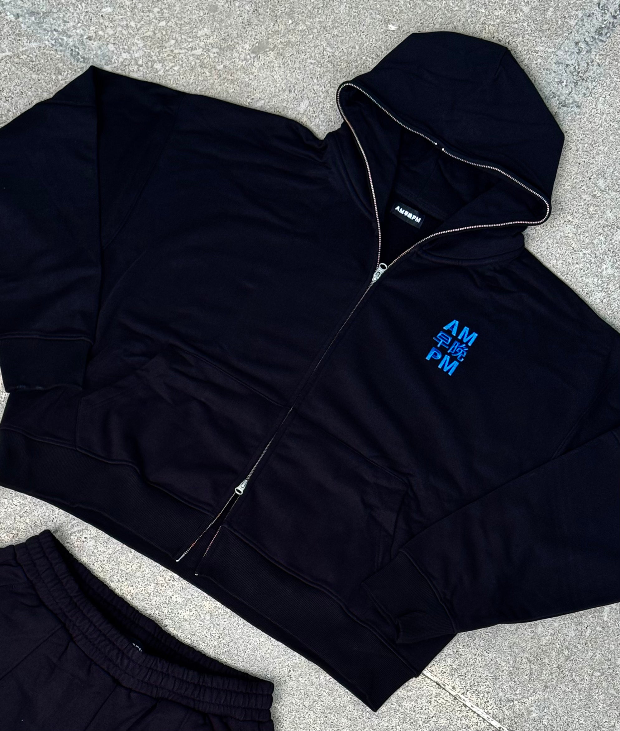 BLUE / AIRBRUSH HOODIE